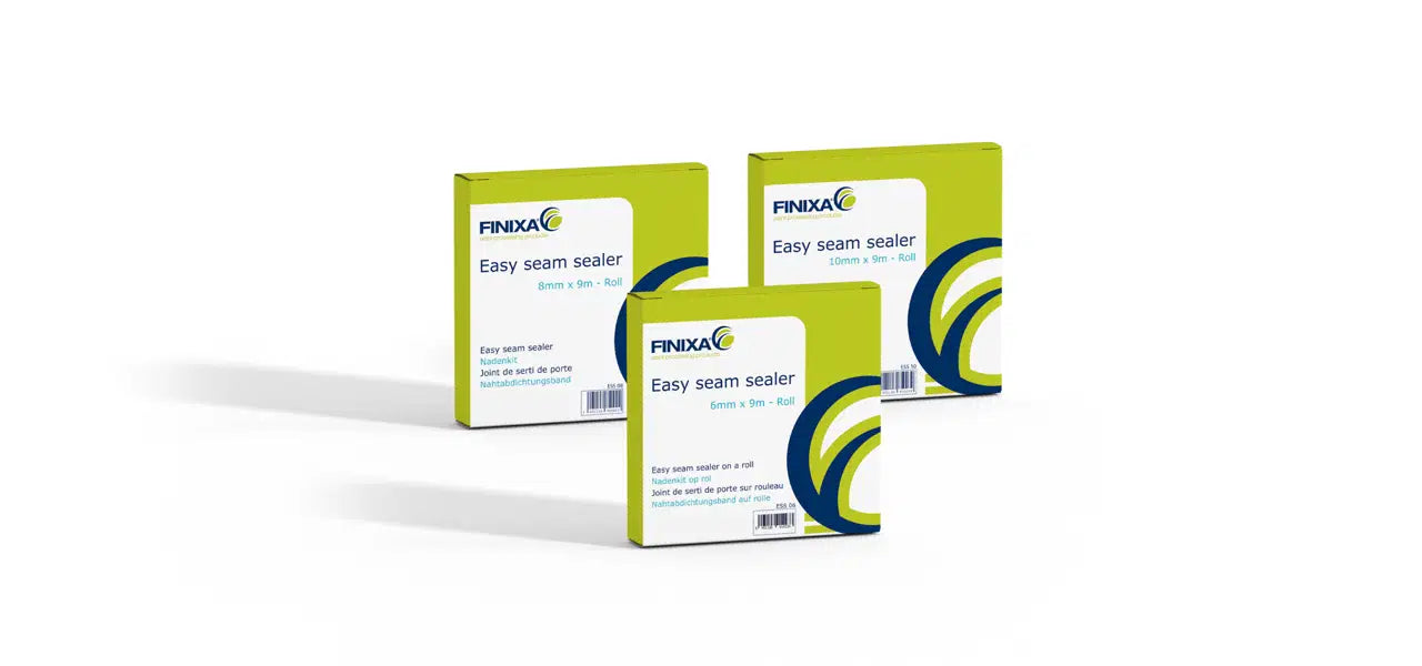 Finixa Easy Seam Sealer Kartons in verschiedenen Breiten